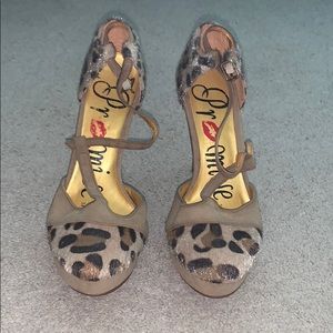Cheetah print high heels